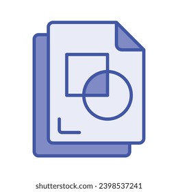 Comprobar este vector de archivos de colores cuidadosamente diseñado en estilo de moda
