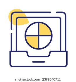 Comprobar este vector de archivos de colores cuidadosamente diseñado en estilo de moda