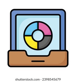 Comprobar este vector de archivos de colores cuidadosamente diseñado en estilo de moda