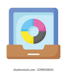Check this carefully crafted colors file vector in trendy style