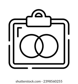 Comprobar este vector de archivos de colores cuidadosamente diseñado en estilo de moda
