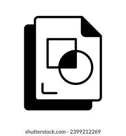 Comprobar este vector de archivos de colores cuidadosamente diseñado en estilo de moda
