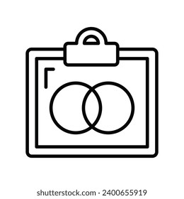 Comprobar este vector de archivos de colores cuidadosamente diseñado en estilo de moda