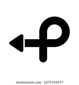 Marque este icono cuidadosamente diseñado de flechas direccionales