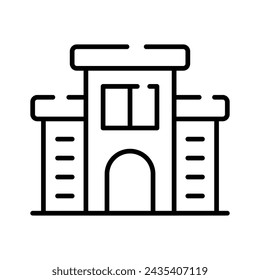Compruebe este icono cuidadosamente elaborado de edificio de oficinas, edificio de hotel, edificio residencial