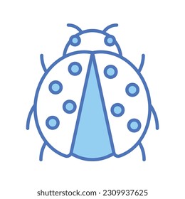 Check this carefully crafted vector of ladybug in modern style, easy to use icon