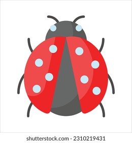 Check this carefully crafted vector of ladybug in modern style, easy to use icon