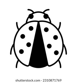 Check this carefully crafted vector of ladybug in modern style, easy to use icon