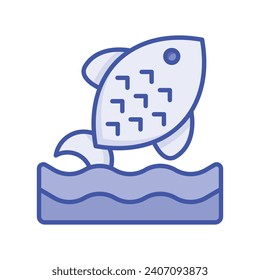 Check this carefully crafted vector of fish in modern style, seafood