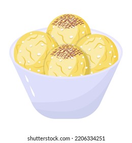 Check this colorful flat icon of ice cream 