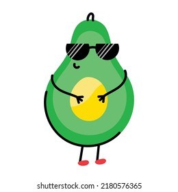 Check this cool sticker of avocado