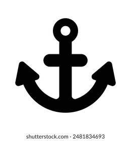 Check this creative icon of anchor in pixel perfect design