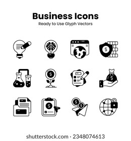 Check this creatively designed business vectors set, easy to use and download