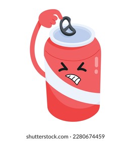 Comprobar esta tierna lata de refresco 
