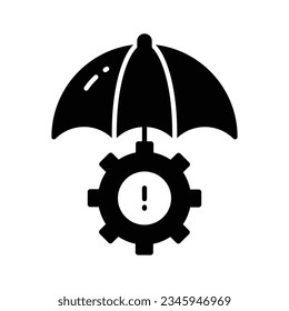 Check this eye catching vector of risk management in modern design style