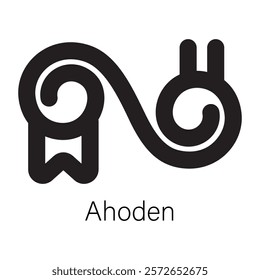 Check this filled style icon of ahoden