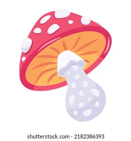 Check this flat icon of mushroom