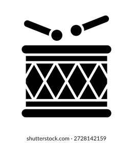 Check this glyph style icon of drum music
