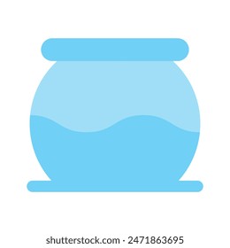 Compruebe este Vector de moda de Acuario en estilo editable, aislado sobre fondo blanco
