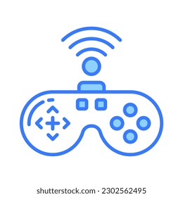 Check this wireless gamepad vector design in modern style, premium icon