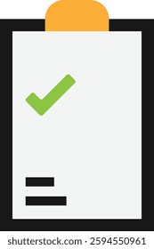 Check Tick Done Icon Vector Flat Illustration