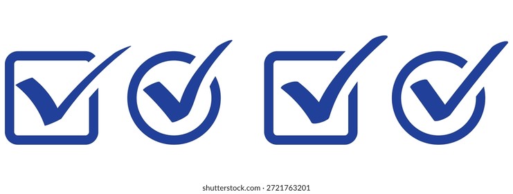 Häkchen-Symbol-Set, handgezeichnete doodle rote Kreuz-Box x Häkchen grün Häkchen v, Skizze Marker Checkliste Symbol rechts und falsch gesetzt - für ...