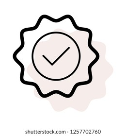 check   tick  sticker  