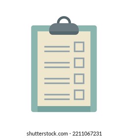 Check to-do list icon. Flat illustration of Check to-do list vector icon isolated on white background