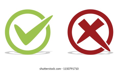 Зеленая галочка и красный крестик. Наклейка political correct. Иконка галочка и крестик. Правильно вектор. Tarui.