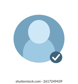 check user icon , vector protect personal data icon , privacy safety check mark icon