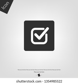 Check in vector icon
