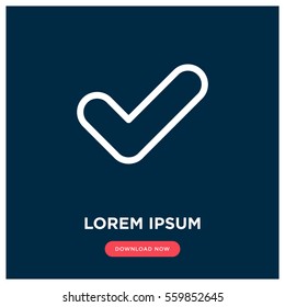 Check vector icon