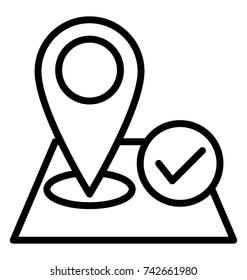 Check In Vector Icon