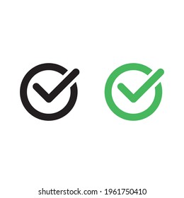 check vector icon for apps and web sites