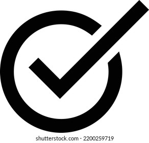 Check vector icon. Can be used for printing, mobile and web applications.