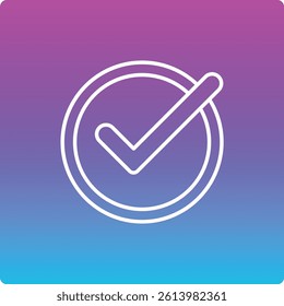 Check vector icon. Can be used for printing, mobile and web applications.