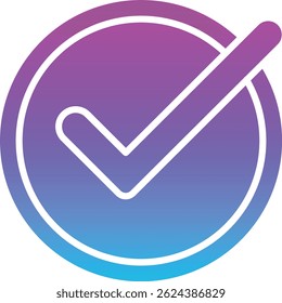 Check vector icon. Can be used for printing, mobile and web applications.