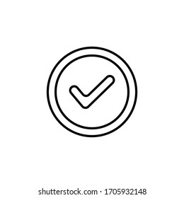 
check vector icon for eps 10