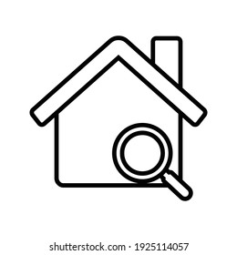Check vector icon. Inspection illustration symbol. Testing symbol.