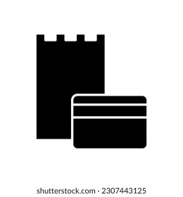 Comprobar icono del vector. signo de ilustración de factura. símbolo o logotipo de la ley de ruta.