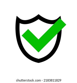 Compruebe los iconos vectores. Símbolo de lista de verificación aislado. Ilustración del vector