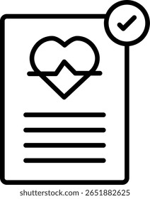 Symboldesign der Vektorzeile überprüfen