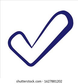 Check Vector Line Icon. Editable stroke