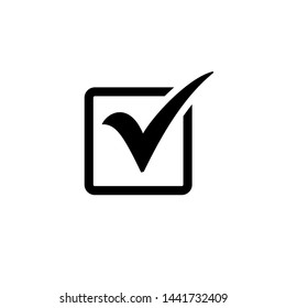 Check vector, Check mark icon, check list icon, tick symbol icon vector