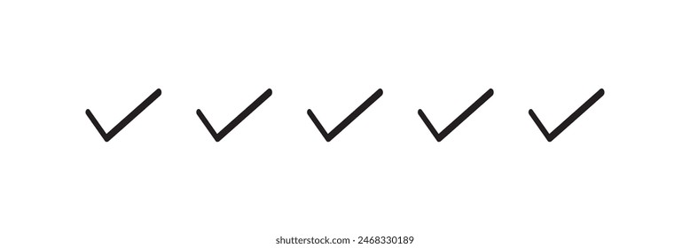 Check vector, Check mark icon, check list icon design eps 10