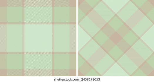 Prüfen Sie die Vektorgrafik aus nahtlosem Textil-Tartan mit einem Hintergrund-Textur-Stoffmuster. In Naturfarben für stylische Jacken-Outfits.