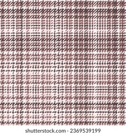 Check vector texture of plaid pattern textile with a seamless tartan background fabric in pastel and sea shell colors.