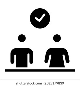 Check Workmates Icon Element For Design