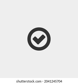Check_mark vector icon illustration sign