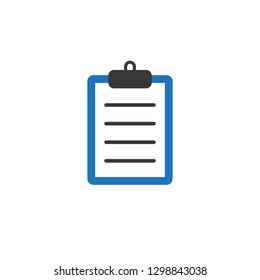 Checkboard or Checklist Icon Vector Logo Template